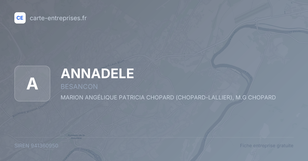 ANNADELE — 941360950 — fiche entreprise