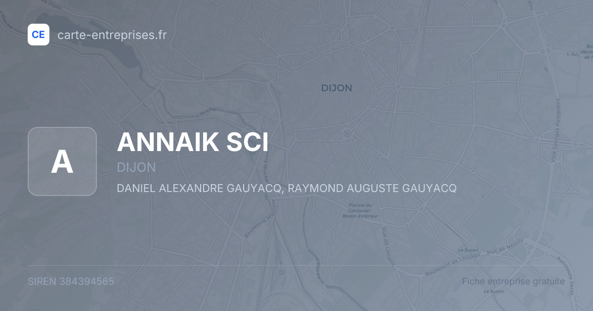 ANNAIK SCI — 384394565 — fiche entreprise