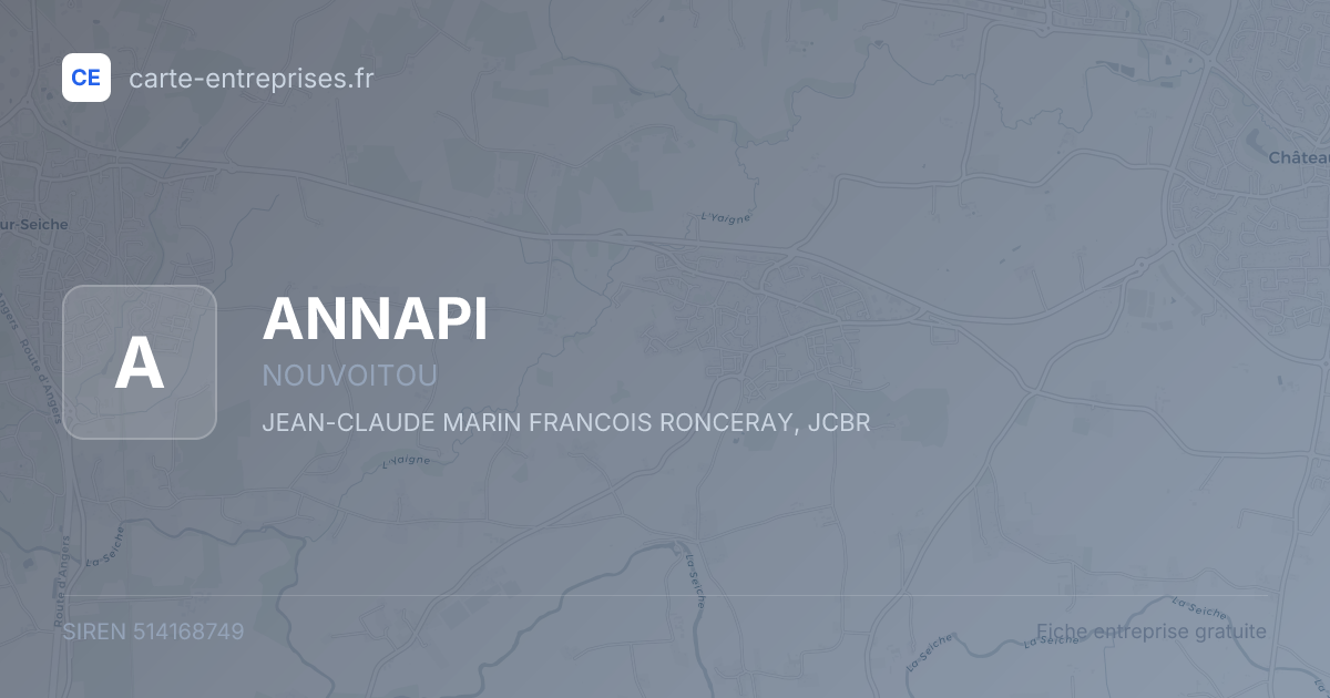 ANNAPI — 514168749 — fiche entreprise