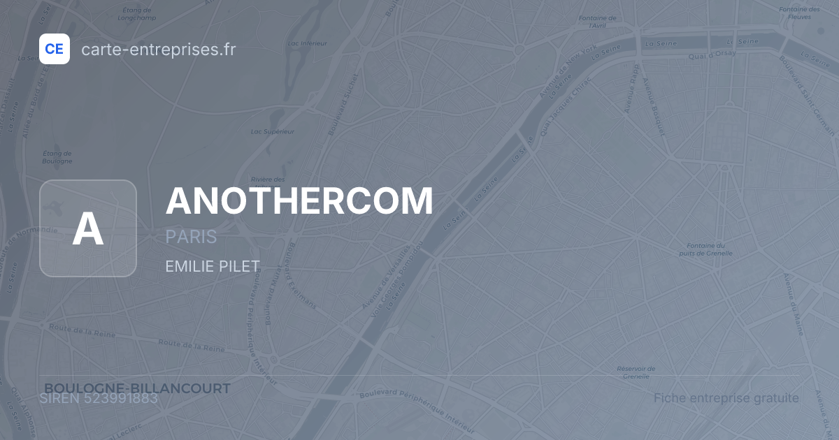 ANOTHERCOM — 523991883 — fiche entreprise