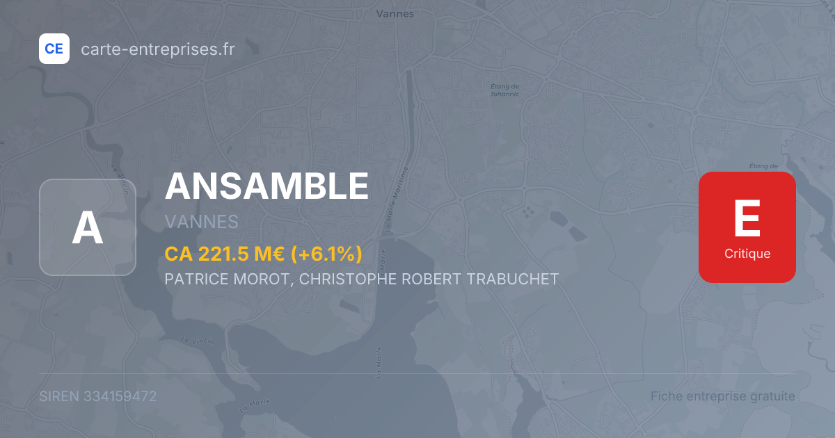 ANSAMBLE — 334159472 — fiche entreprise