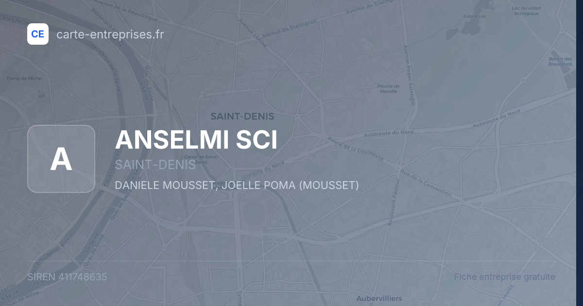 ANSELMI SCI — 411748635 — fiche entreprise