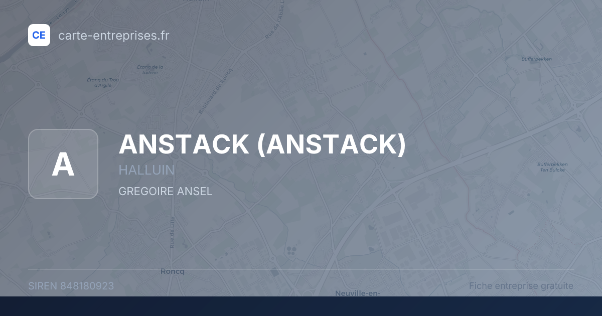 ANSTACK — 848180923 — fiche entreprise