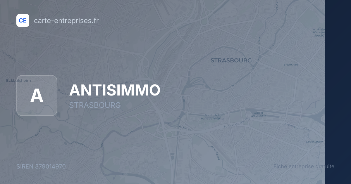 ANTISIMMO — 379014970 — fiche entreprise