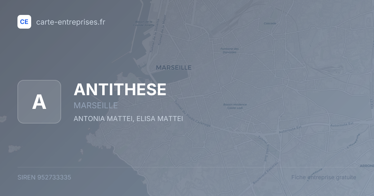 ANTITHESE — 952733335 — fiche entreprise