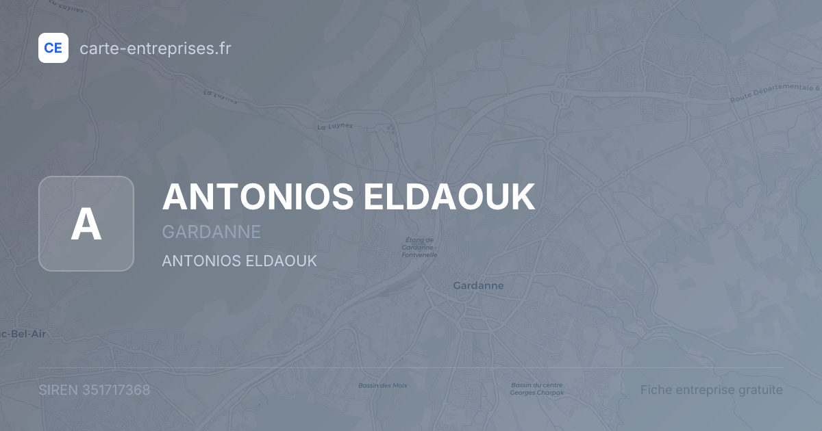 ANTONIOS ELDAOUK — 351717368 — fiche entreprise