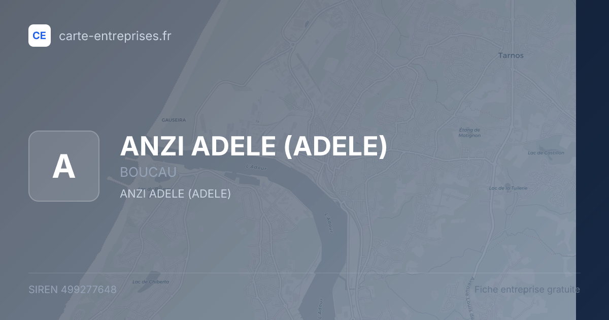 ANZI ADELE (ADELE) — 499277648 — fiche entreprise