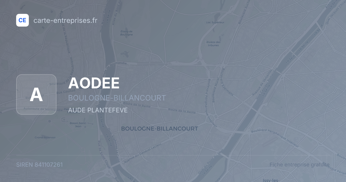 AODEE — 841107261 — fiche entreprise