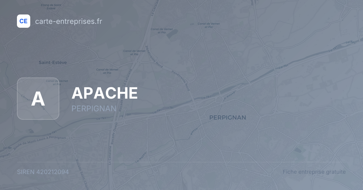 APACHE — 420212094 — fiche entreprise