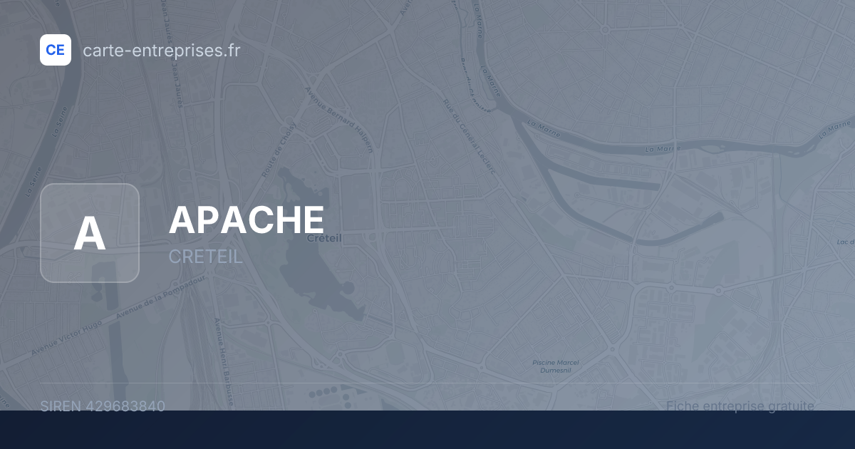 APACHE — 429683840 — fiche entreprise