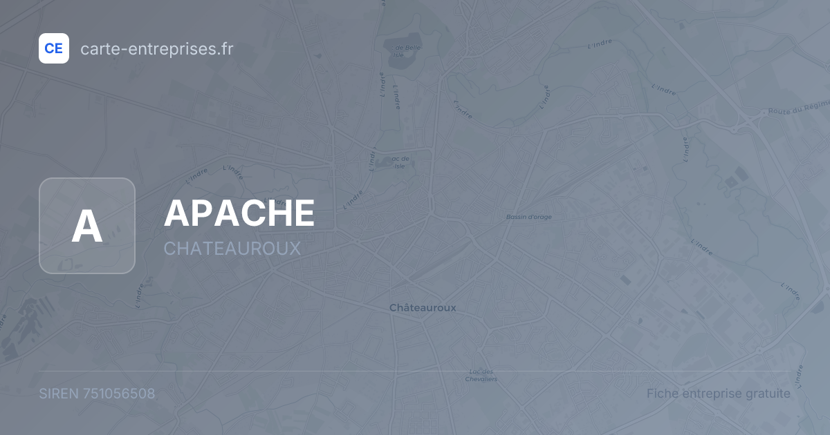 APACHE — 751056508 — fiche entreprise