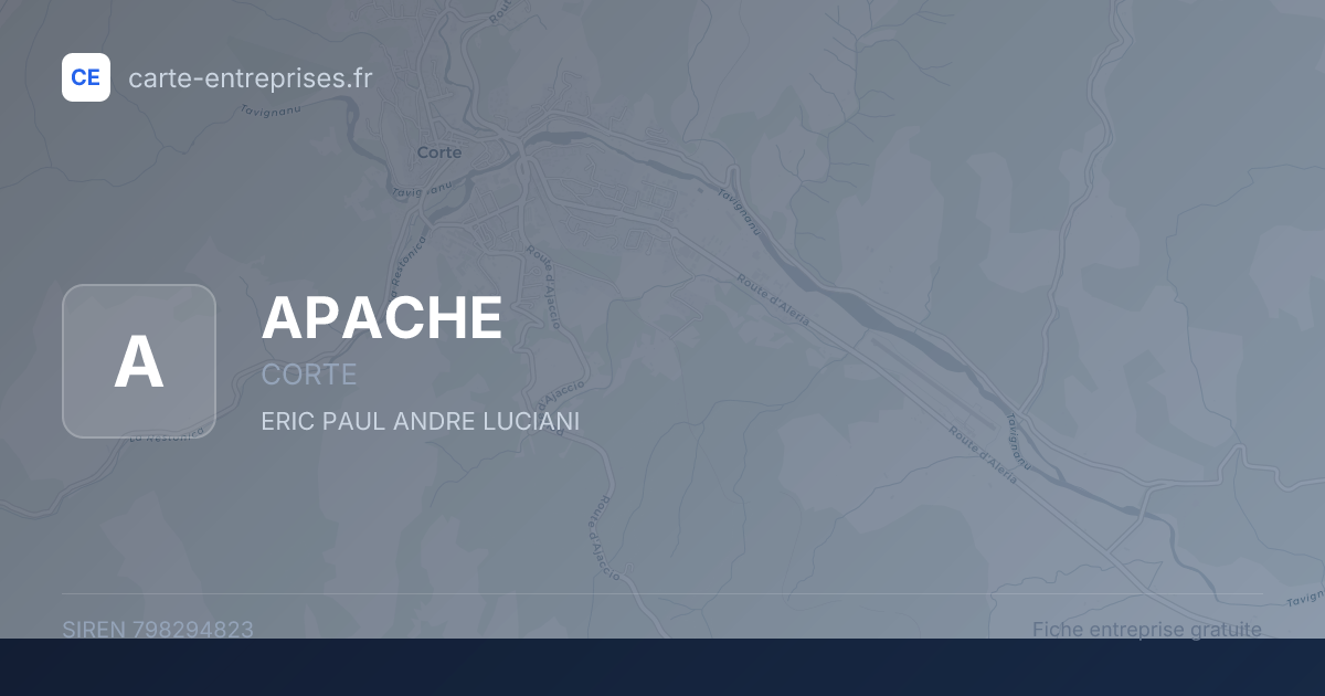 APACHE — 798294823 — fiche entreprise