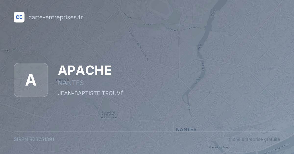 APACHE — 823751391 — fiche entreprise