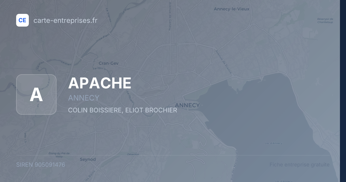 APACHE — 905091476 — fiche entreprise