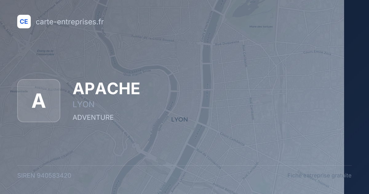 APACHE — 940583420 — fiche entreprise
