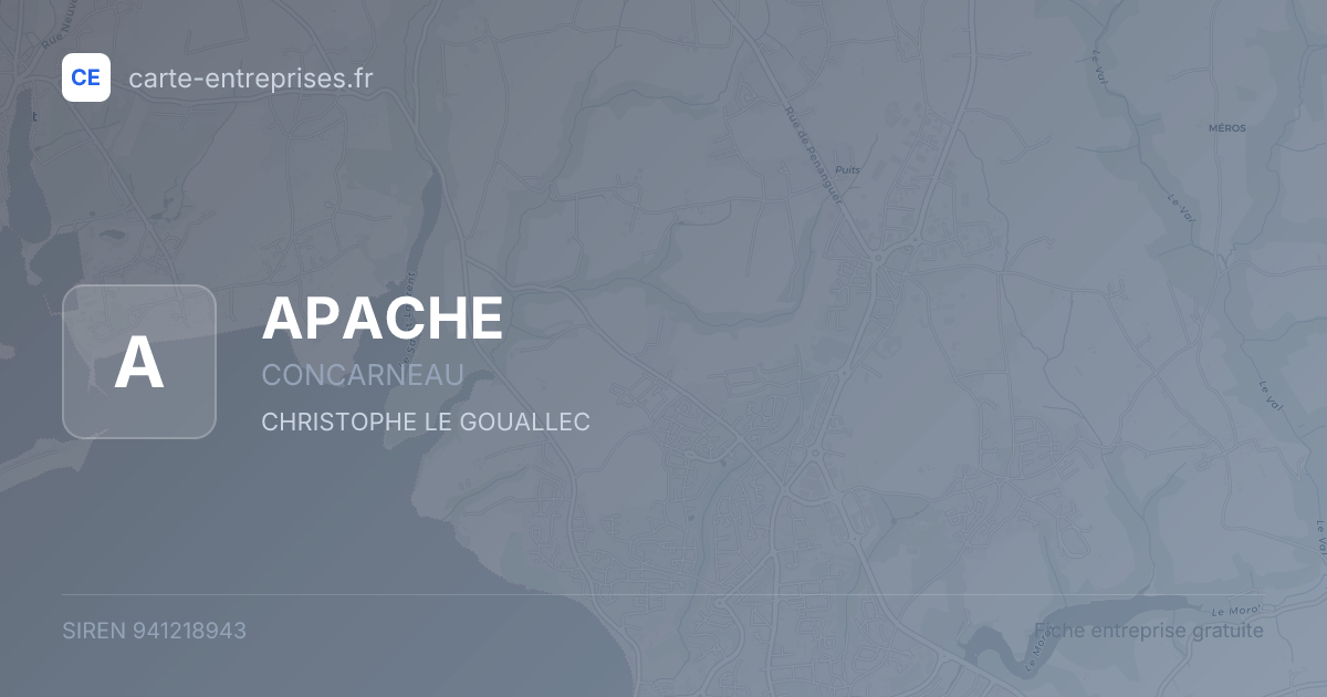 APACHE — 941218943 — fiche entreprise