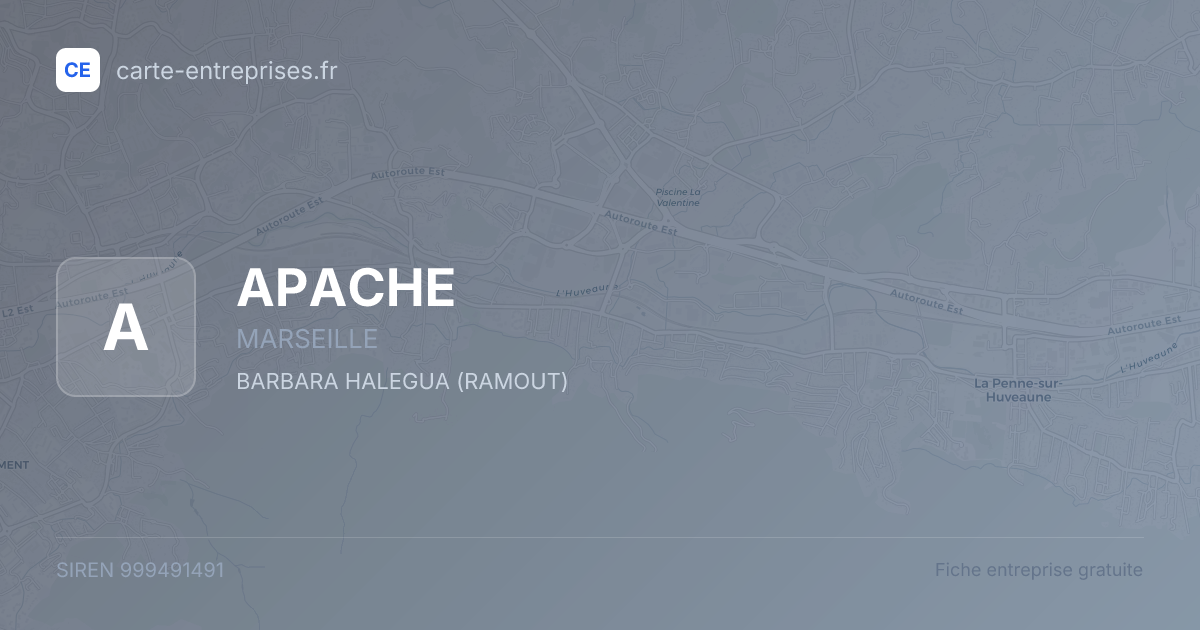 APACHE — 999491491 — fiche entreprise