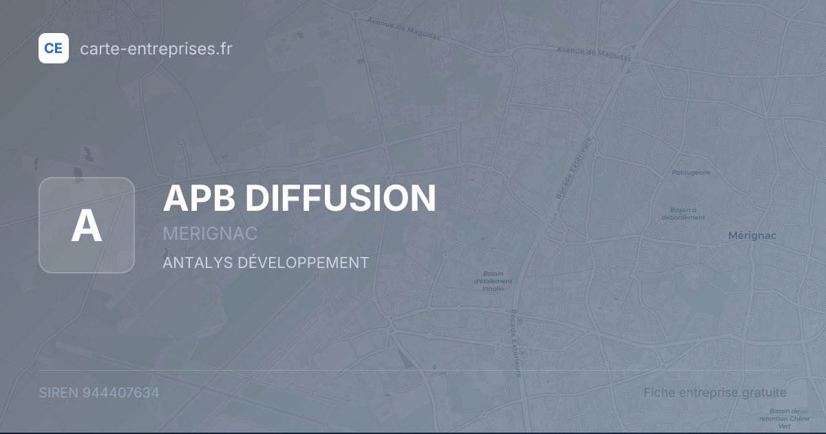 APB DIFFUSION — 944407634 — fiche entreprise