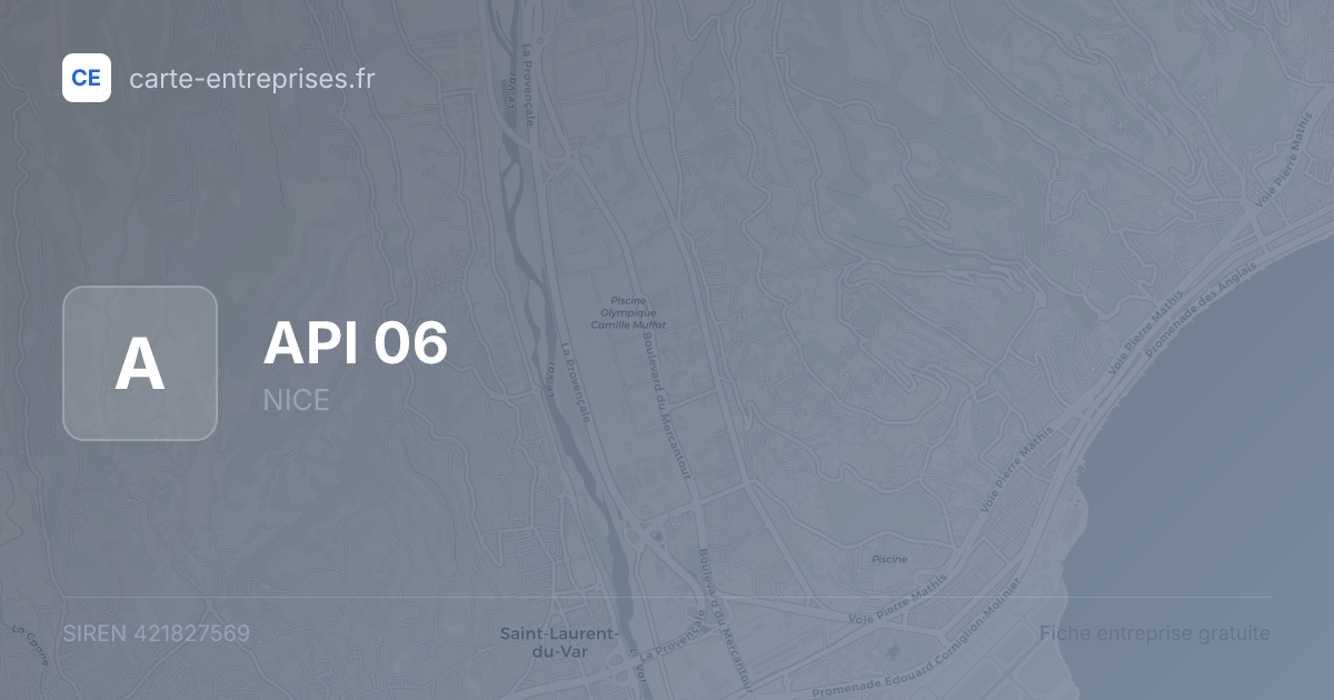 API 06 — 421827569 — fiche entreprise