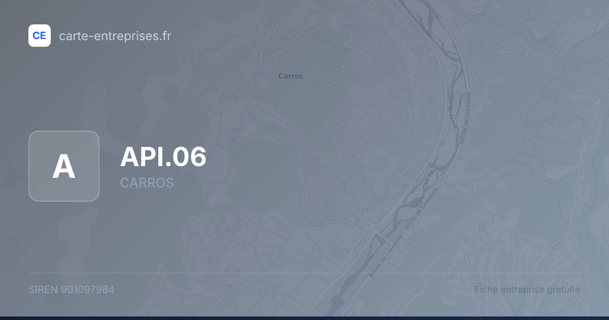 API.06 — 901097964 — fiche entreprise