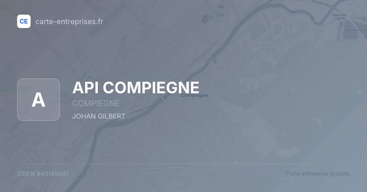 API COMPIEGNE — 843145681 — fiche entreprise