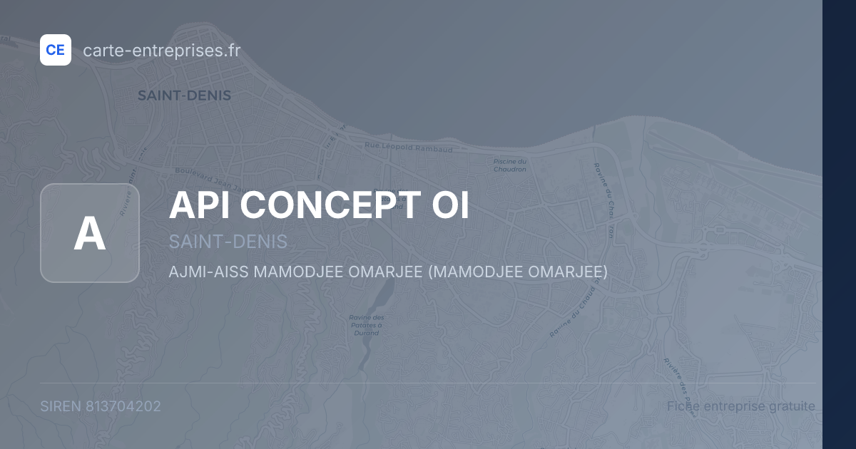 API CONCEPT OI — 813704202 — fiche entreprise