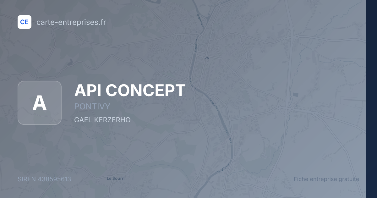 API CONCEPT — 438595613 — fiche entreprise