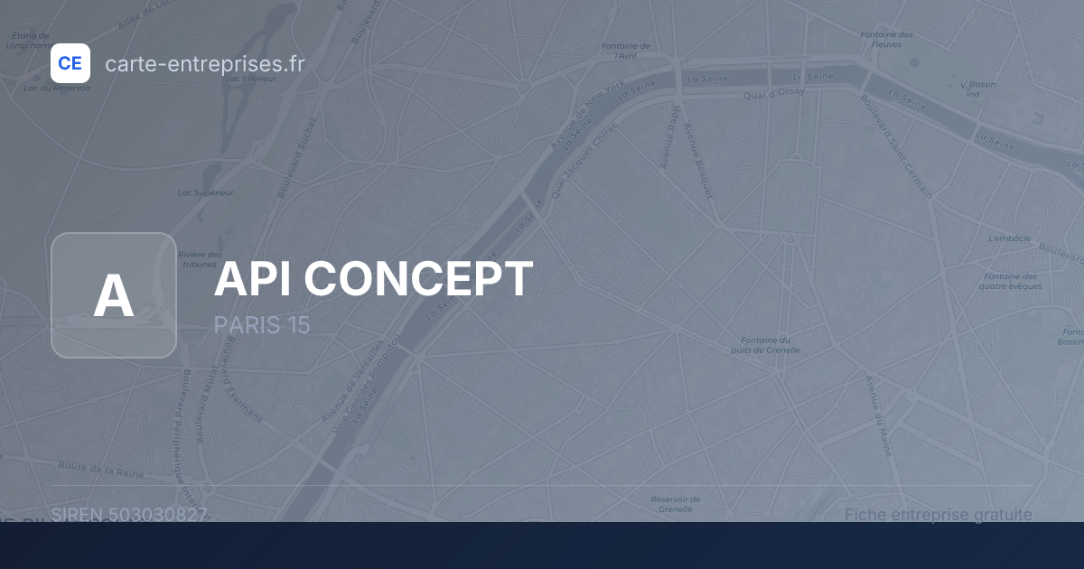 API CONCEPT — 503030827 — fiche entreprise