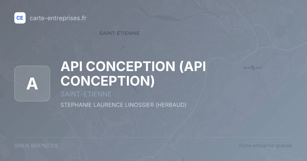 API CONCEPTION — 889768305 — fiche entreprise