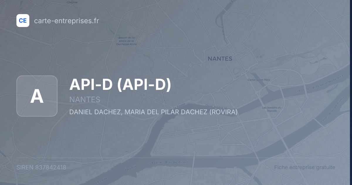 API-D — 837842418 — fiche entreprise