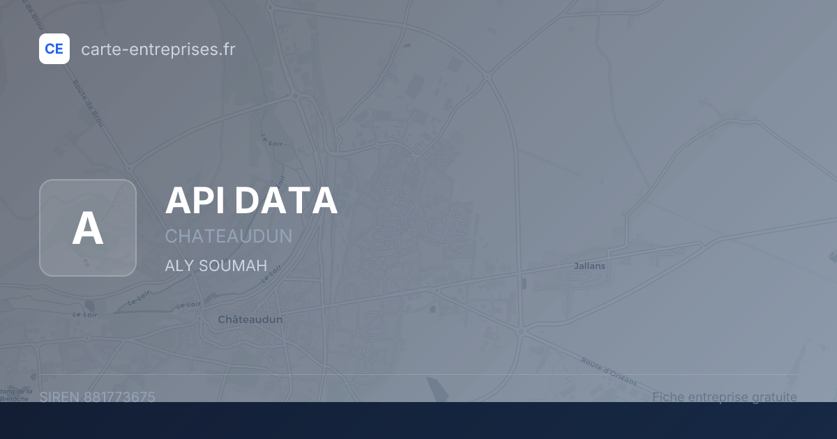 API DATA — 881773675 — fiche entreprise