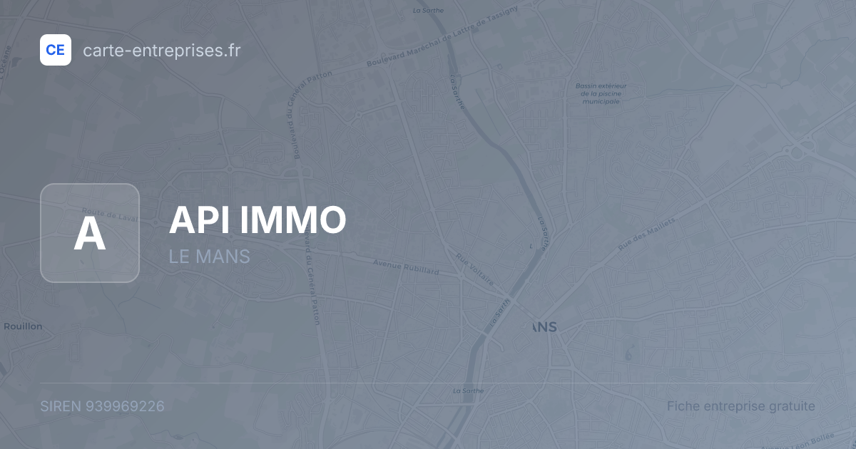 API IMMO — 939969226 — fiche entreprise