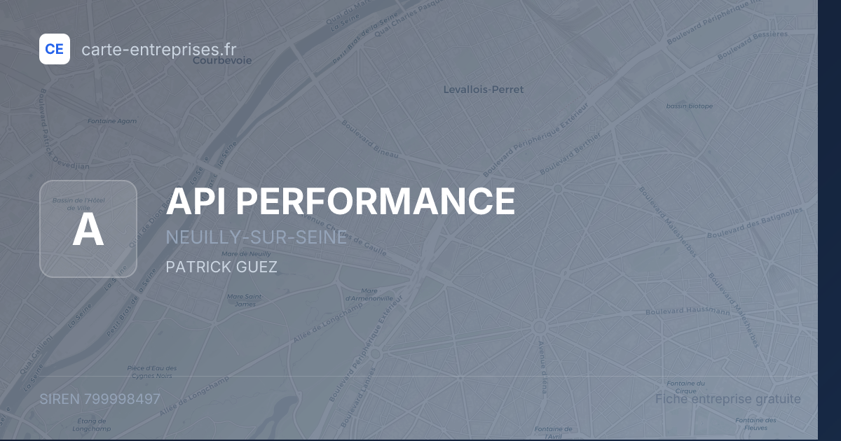 API PERFORMANCE — 799998497 — fiche entreprise