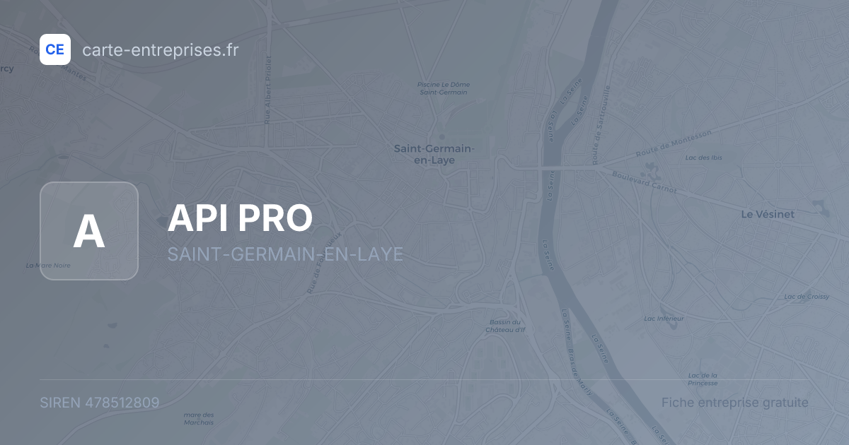 API PRO — 478512809 — fiche entreprise