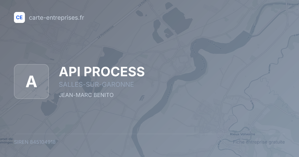 API PROCESS — 845104918 — fiche entreprise