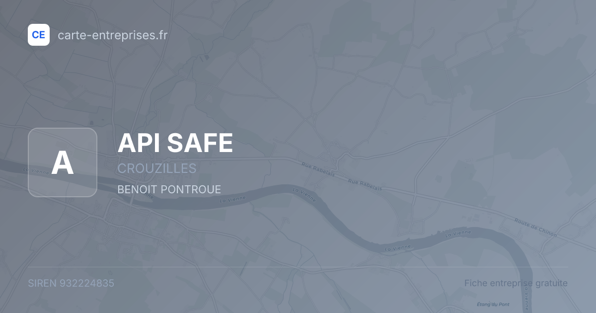 API SAFE — 932224835 — fiche entreprise