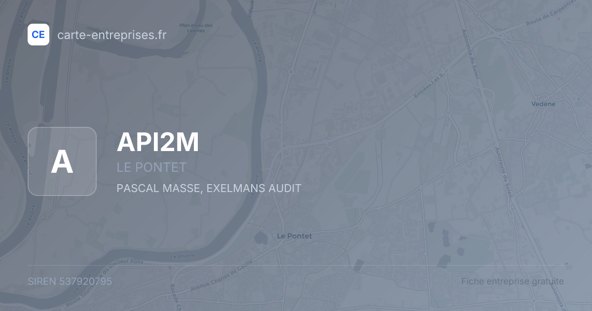 API2M — 537920795 — fiche entreprise
