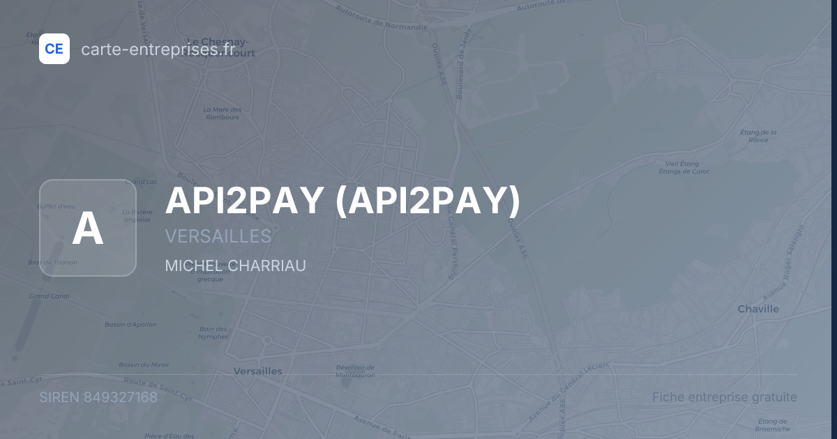 API2PAY — 849327168 — fiche entreprise