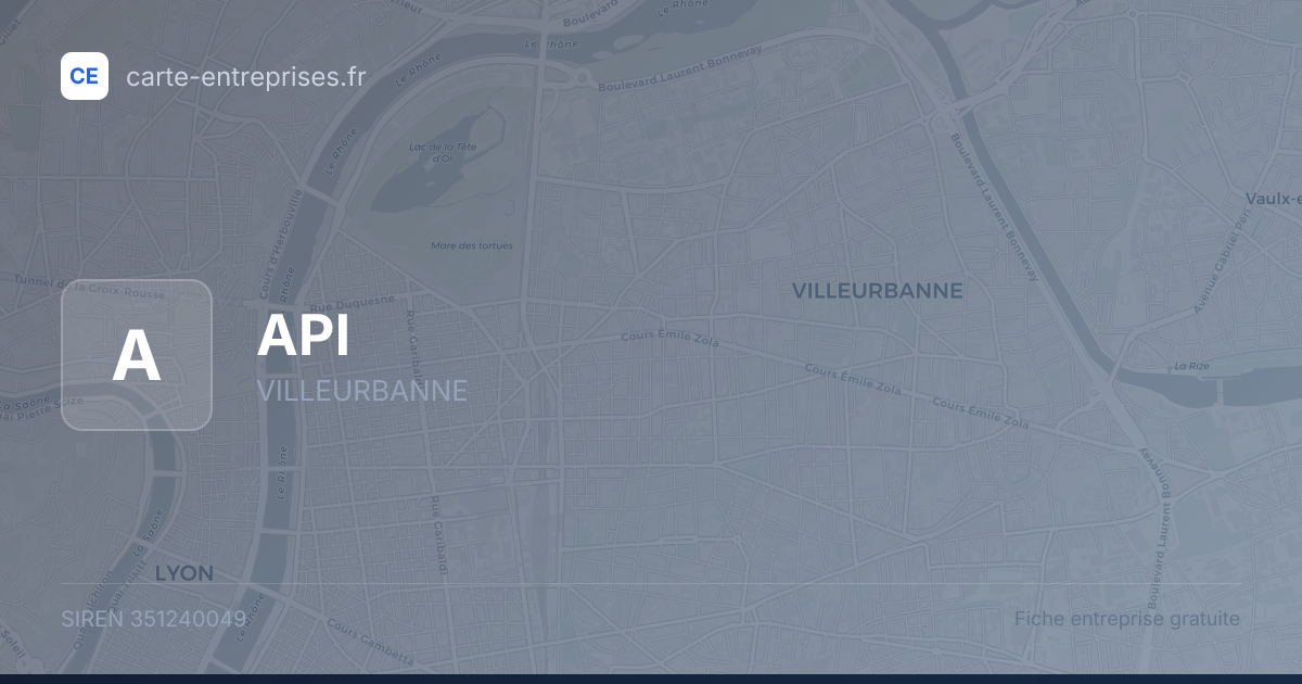 API — 351240049 — fiche entreprise