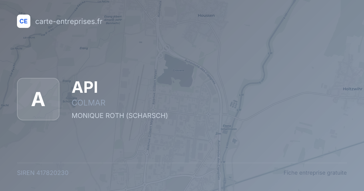 API — 417820230 — fiche entreprise