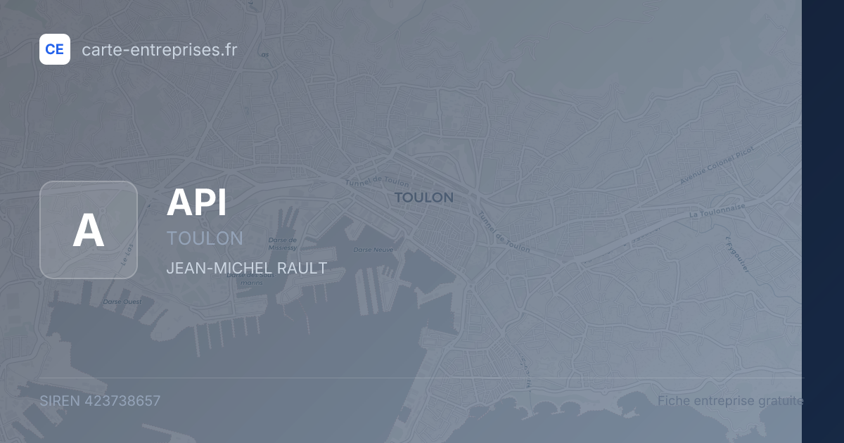 API — 423738657 — fiche entreprise