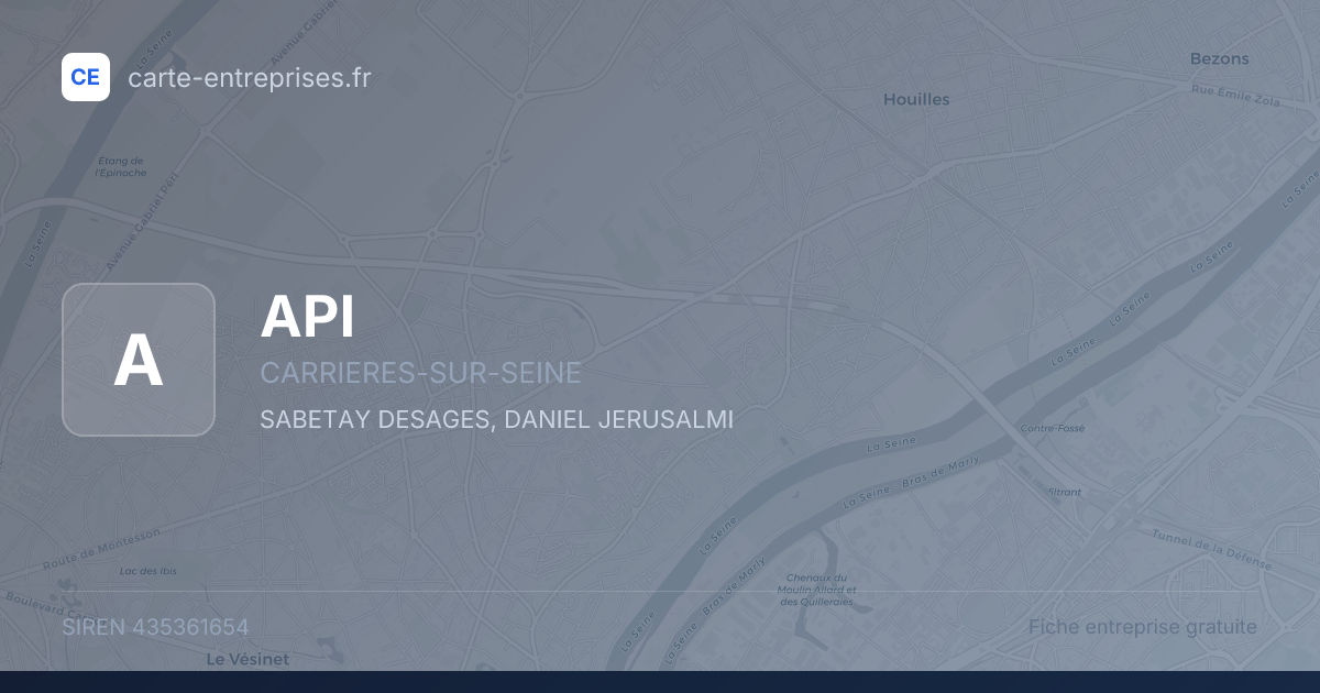 API — 435361654 — fiche entreprise