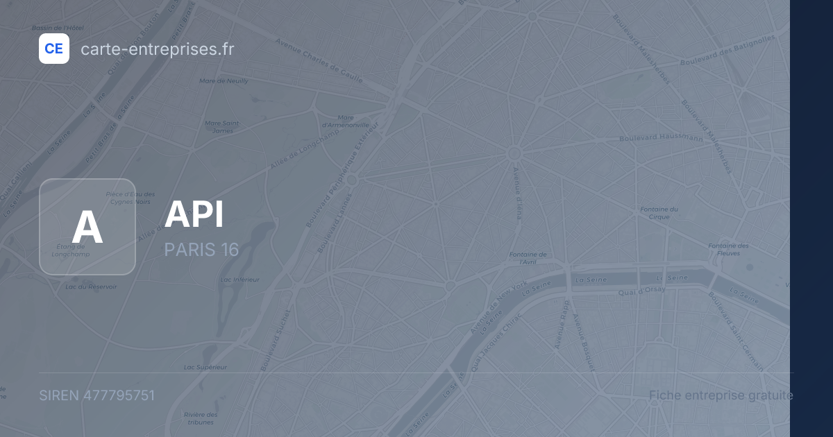 API — 477795751 — fiche entreprise