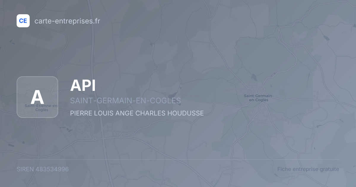 API — 483534996 — fiche entreprise