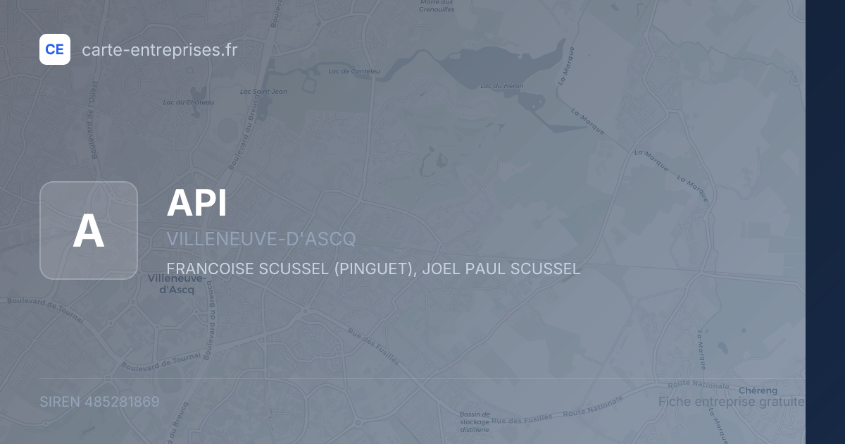 API — 485281869 — fiche entreprise