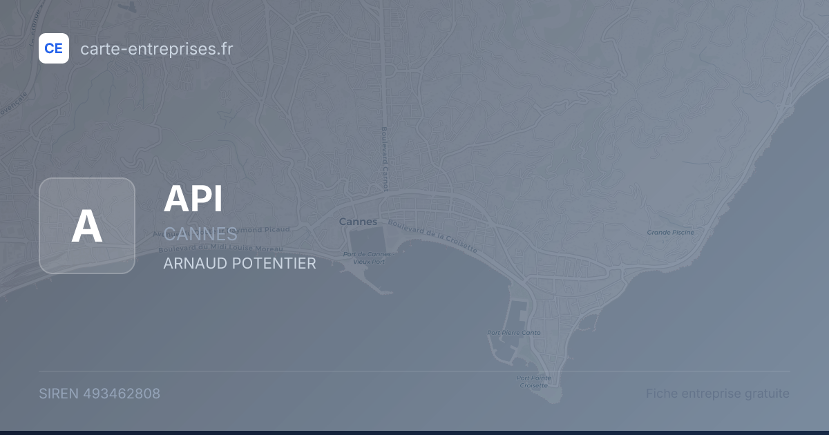 API — 493462808 — fiche entreprise