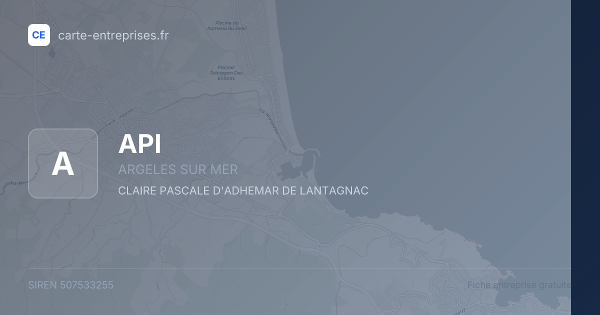 API — 507533255 — fiche entreprise