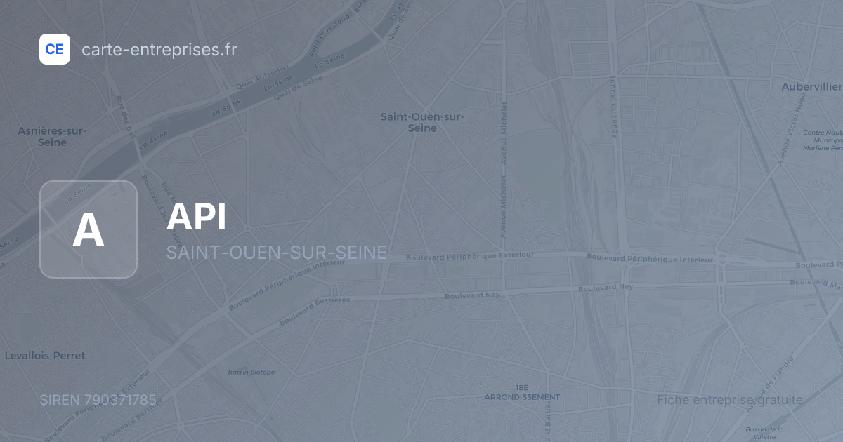 API — 790371785 — fiche entreprise