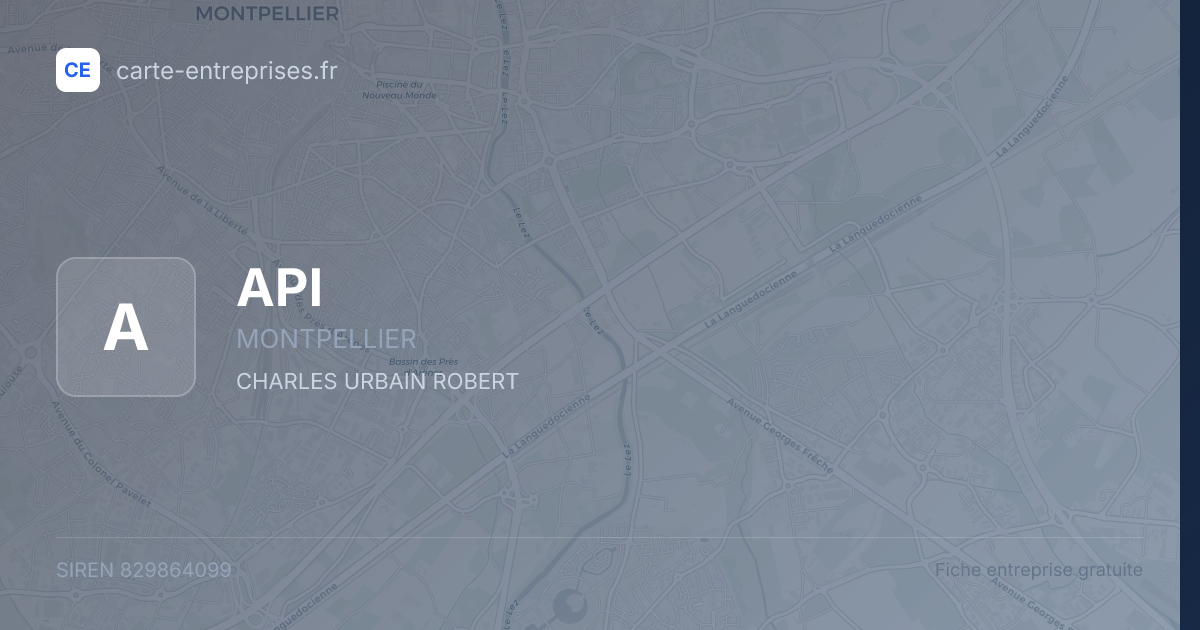 API — 829864099 — fiche entreprise