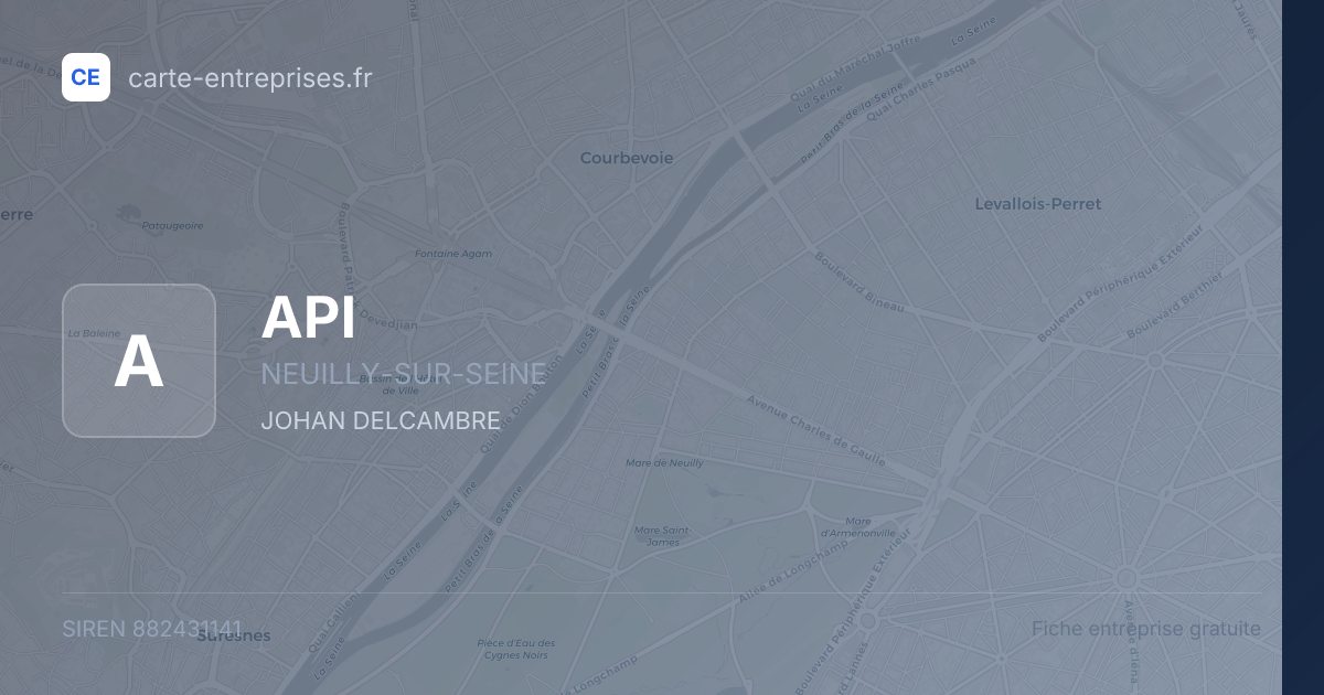 API — 882431141 — fiche entreprise